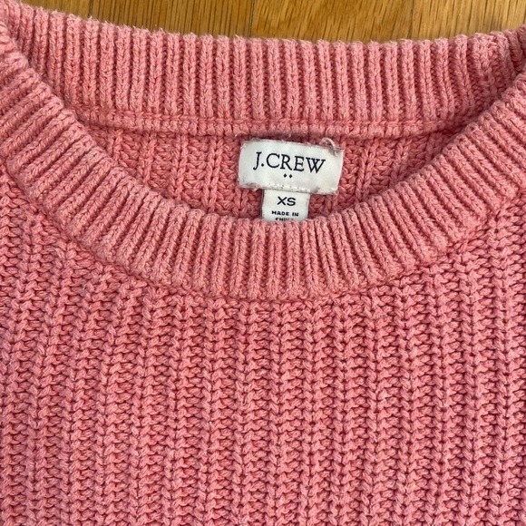 J. Crew Soft Pink Crew Neck Sweater - Picture 2 of 3